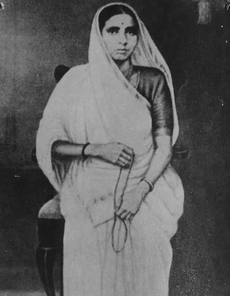Putlibai - Gandhiji's mother. Putlibai was a pious woman and left a deep impress on her son's mind.jpg